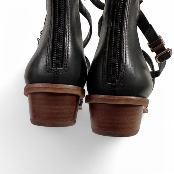 Lucky Brand Gladiator Woven ankle strap Skippir Heeled Sandal size 7.5 - Picture 3 of 8